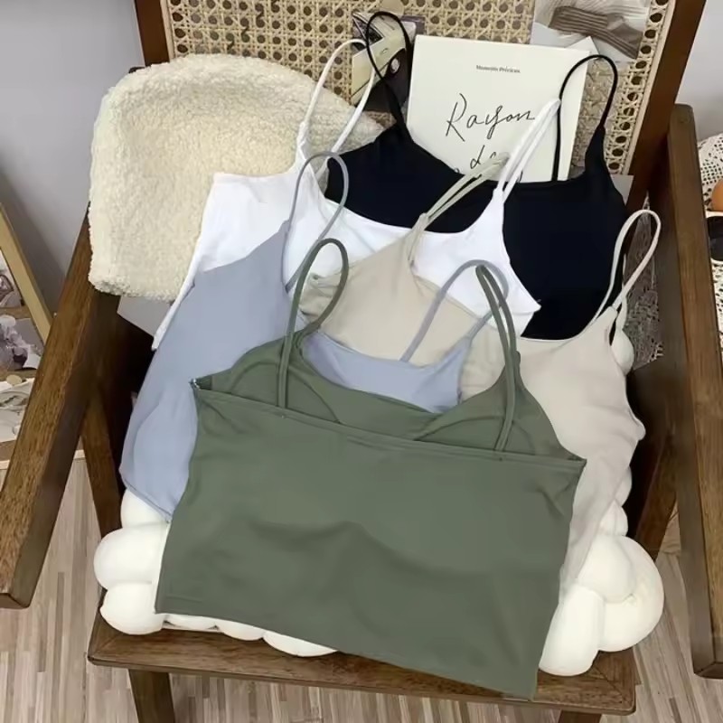 T Shirt Bra Seamless - Frauen Nahtlose Eis Seide Gepolsterte Leibchen
