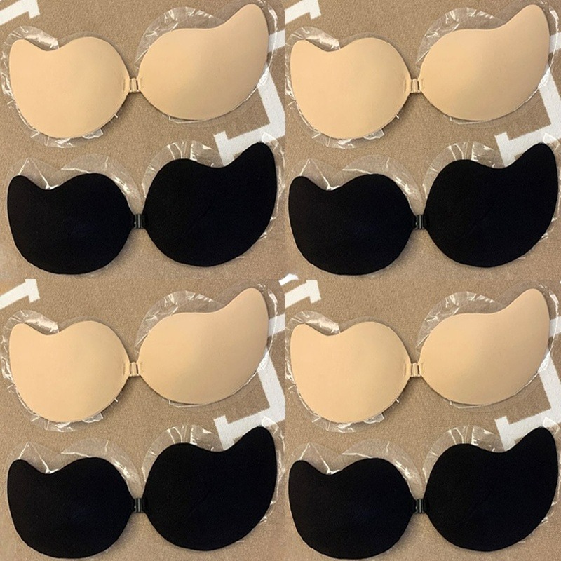 Strapless Bra Adhesive - 1/2 Paar unsichtbare Push-up-BHs, trägerloser, rückenfreier
