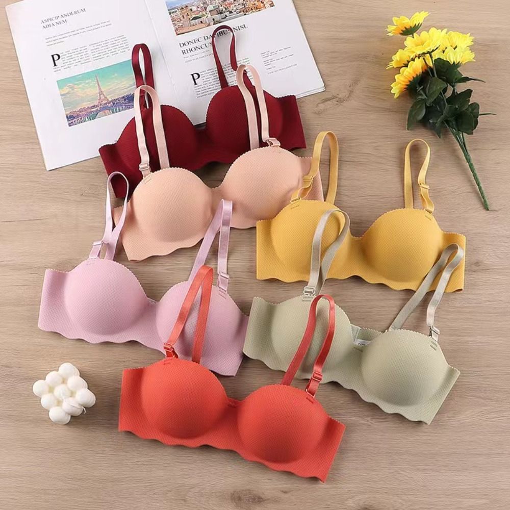 Wirefree Bra Comfort - Sexy Komfort Nahtloser BH Verstellbarer Candy-Color