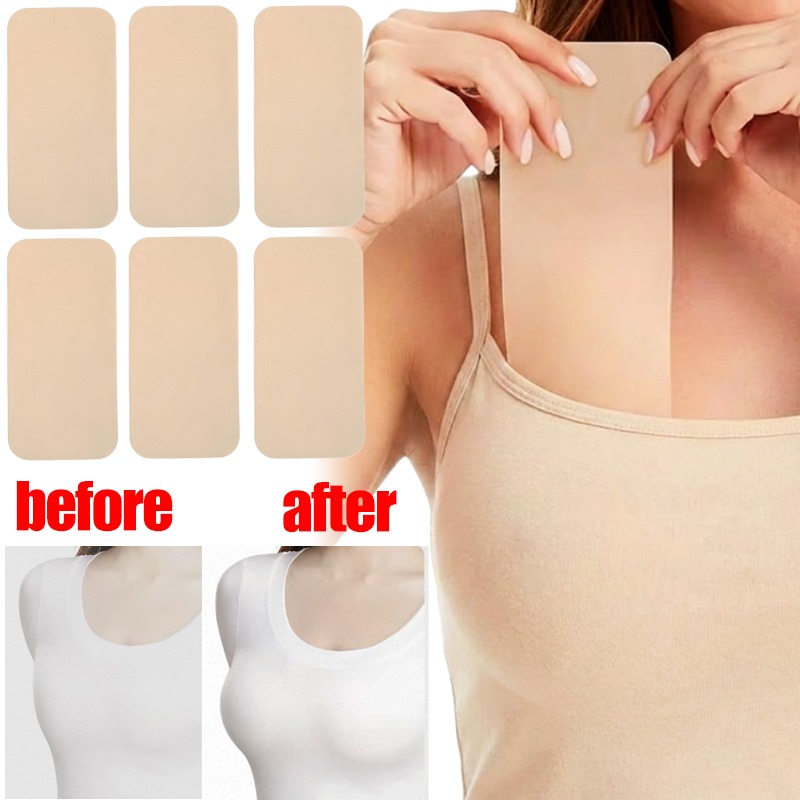 Plunge Bra Push Up - Silikon-Brustlifting-Tape, selbstklebende Nippelabdeckung, unsichtbare Push-up-BH-Pads, wiederverwendbare