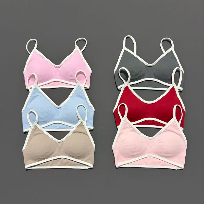 Plunge Bra Push Up - Frauen Sport-Bh Einstellbar Hohe Unterstützung Gym