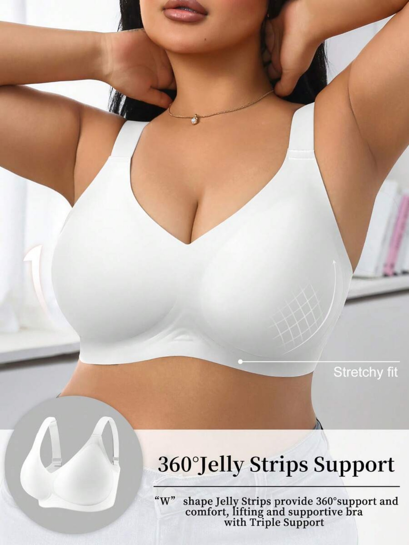 Wirefree Bra Comfort - Sport-BH für Damen mit starkem Halt,
