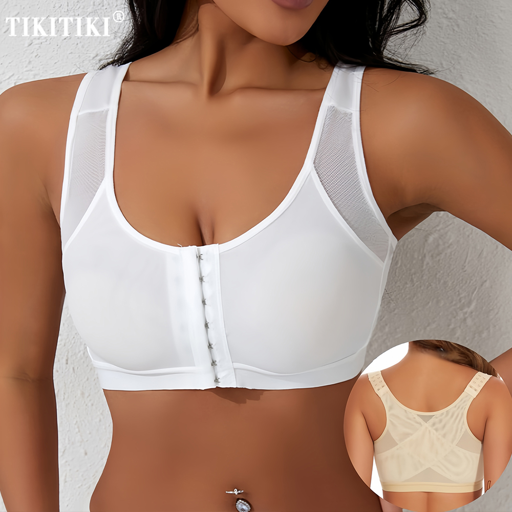 Mastectomy Bra Pocket - Alltags-Sport-BH für Damen, postoperativer Kompressions-BH, BH