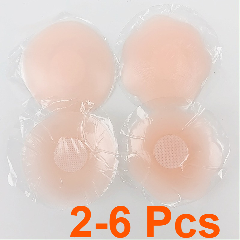 Push Up Bra Silicone - 2-6Pcs Frauen Silikon Nippel Abdeckungen Wiederverwendbare