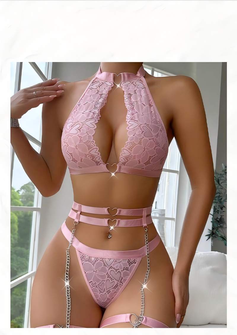 Sexy Dessous-Set mit Push-up-E – Plunge Bra Push Up Bewertung und Preis