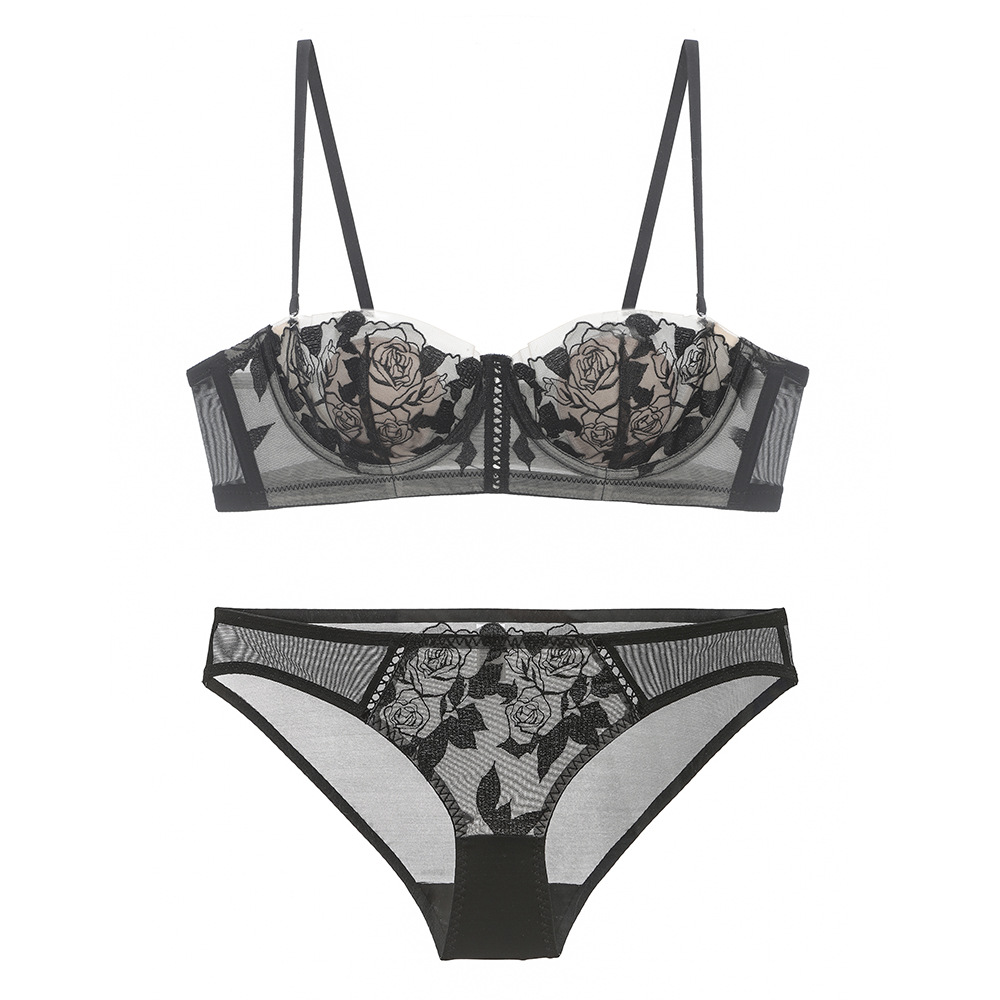 Purcoral Floral Rose Spitzen-B – Demi Bra Balconette Bewertung und Preis