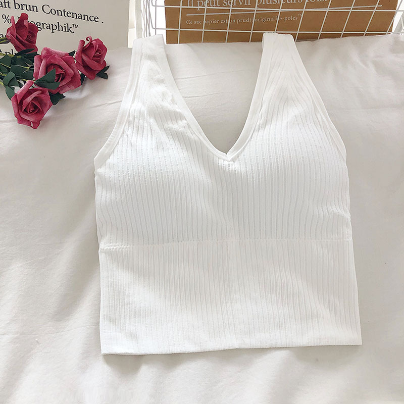 Frauen Tank Crop Tops Weiblich – T Shirt Bra Seamless Bewertung und Preis