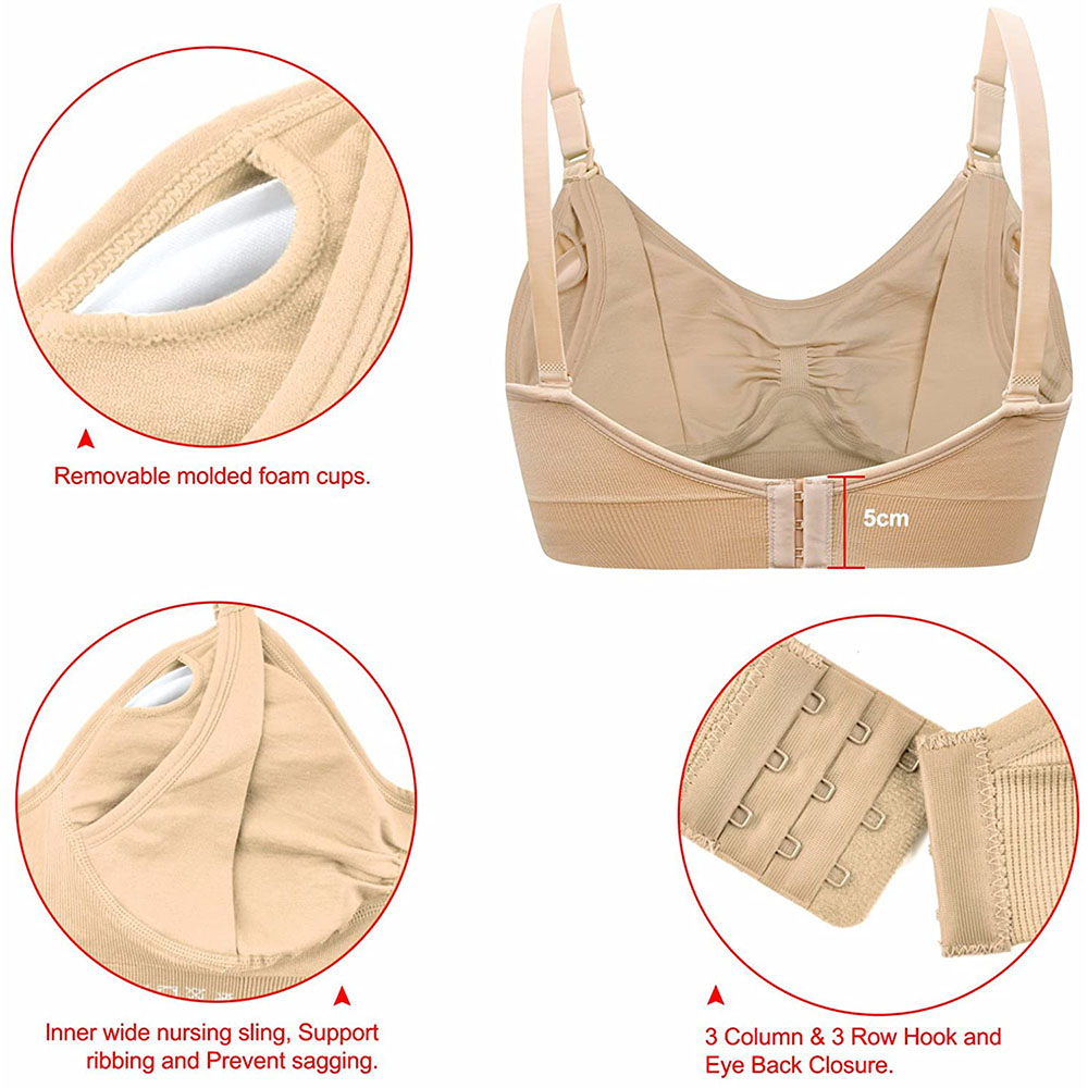 Damen Mutterschafts-Still-BH m – Nursing Bra Clip Bewertung und Preis