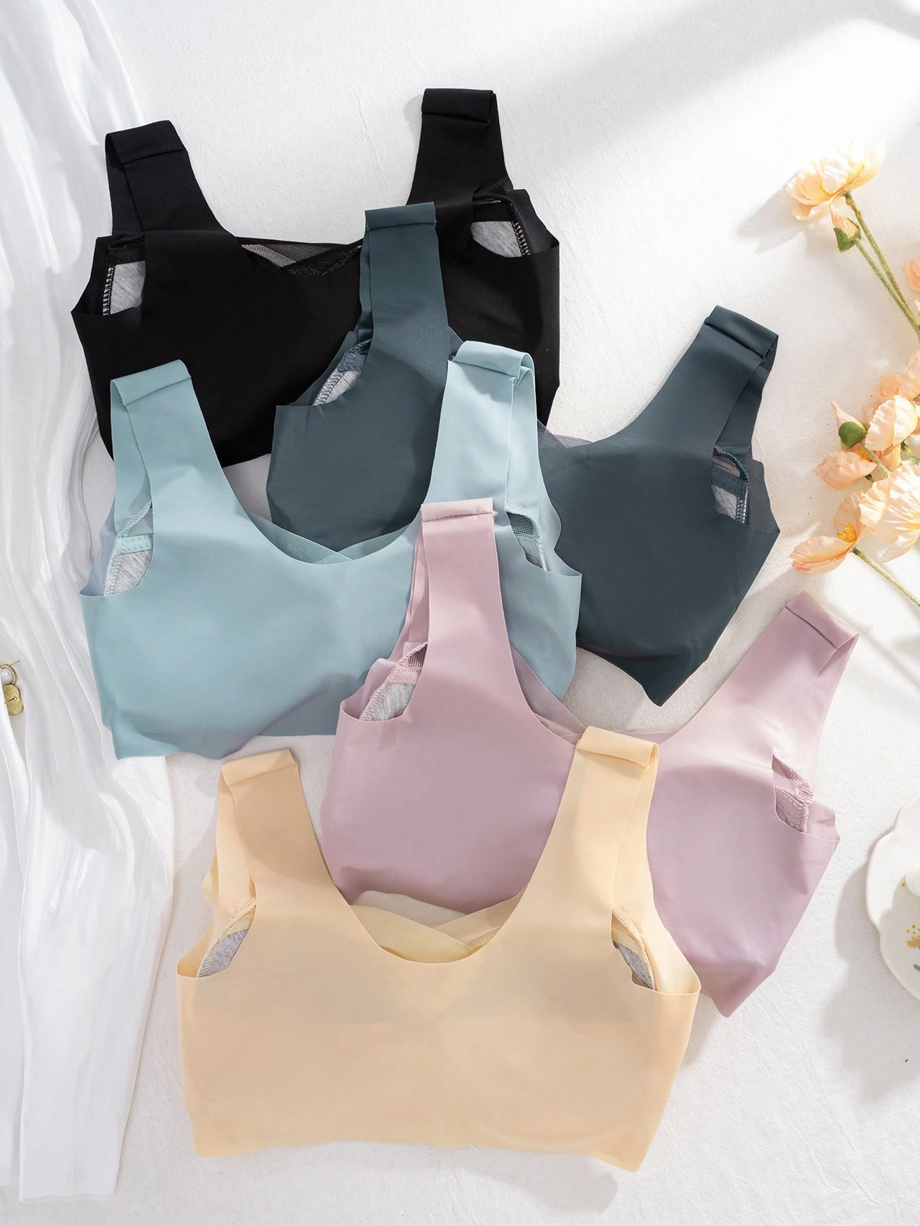 5 Stück Damen Nahtloser Eissei – Sleep Bra Bralette Bewertung und Preis