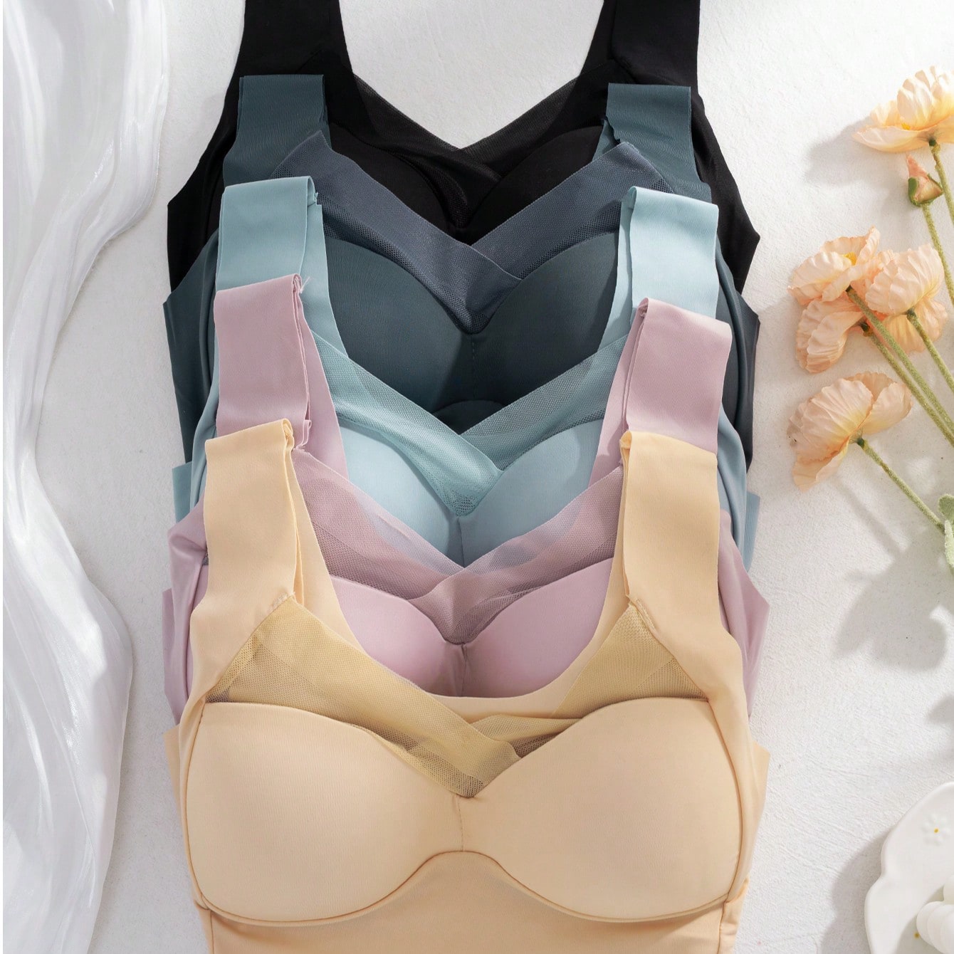 5 Stück Damen Nahtloser Eissei – Sleep Bra Bralette Bewertung und Preis