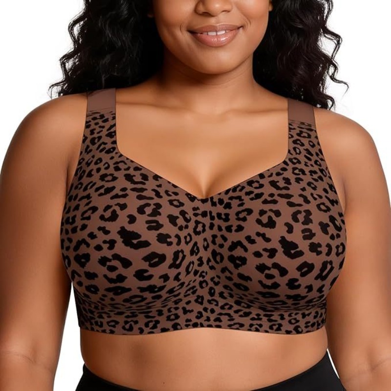 Leopard Jelly Bras No Underwir – Plunge Bra Push Up Bewertung und Preis