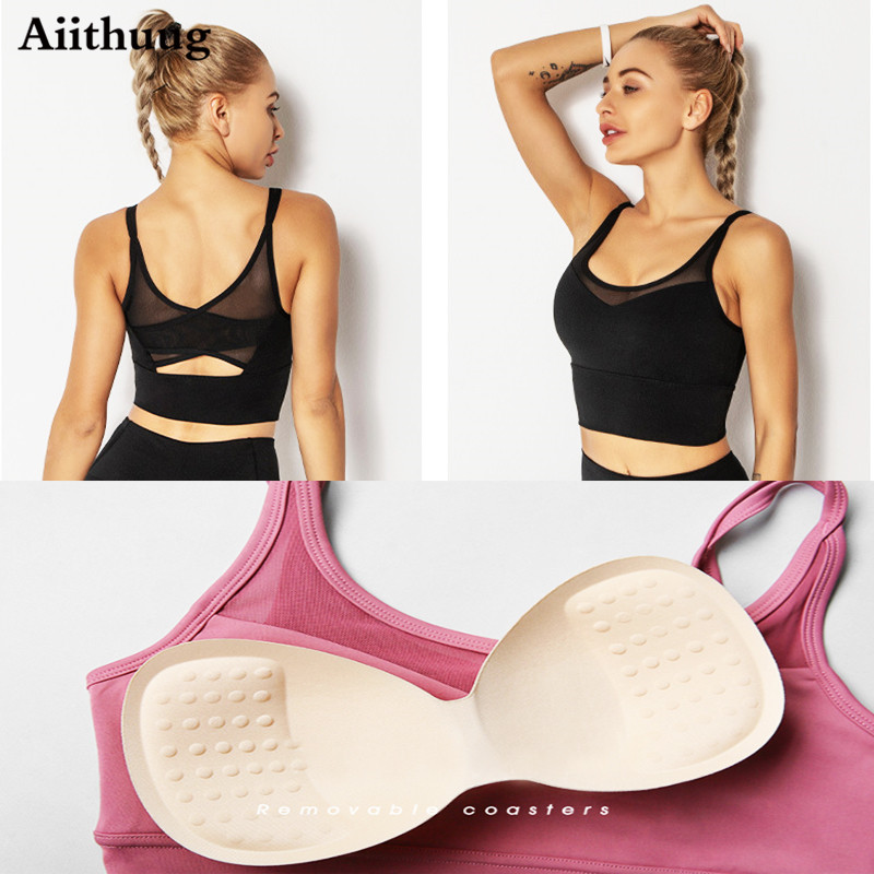 Aiithuug Yoga-BHs, Fitness-Shi – Sports Bra Racerback Bewertung und Preis