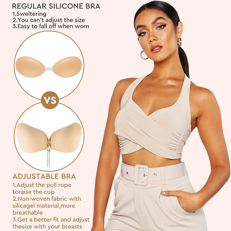 1/2 Paar Damen Sommer rückenfr – Plunge Bra Push Up Bewertung und Preis
