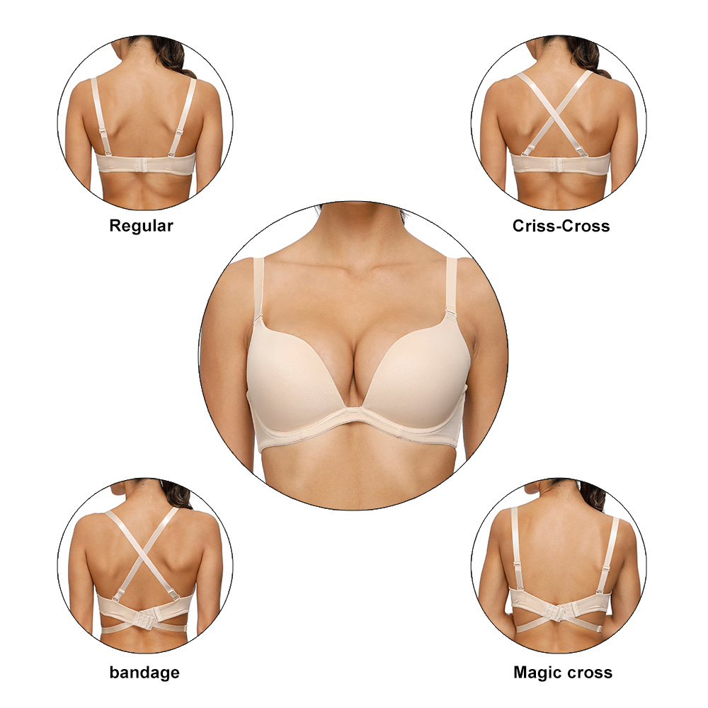 Vgplay Plunge Frauen Bh Licht  – Convertible Bra Multiway Bewertung und Preis