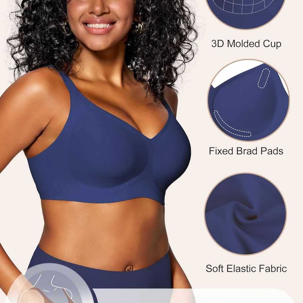 Nahtloser, bügellosen BH für D – Wirefree Bra Comfort Bewertung und Preis