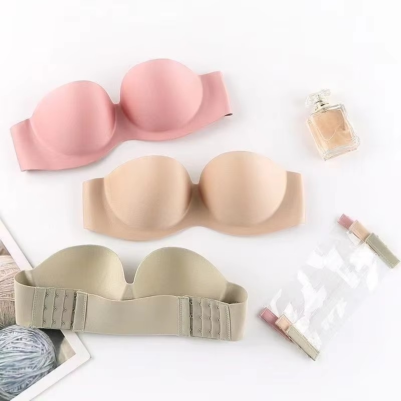 Sexy trägerloser Push-Up-BH fü – Underwire Bra Padded Bewertung und Preis