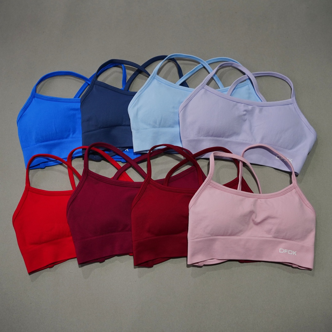 DFDK Gerippter, nahtloser Yoga – Plunge Bra Push Up Bewertung und Preis