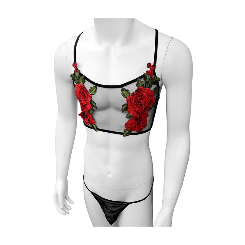 Sexy Stickerei Herren Durchsic – Sheer Mesh Bra Bewertung und Preis